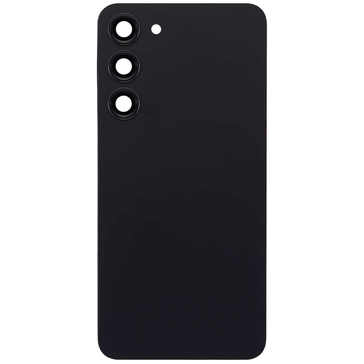 Back Cover Glass With Camera Lens Replacement Compatible For Samsung Galaxy S23 Plus 5G  (No Logo) (Vemake) (Phantom Black)