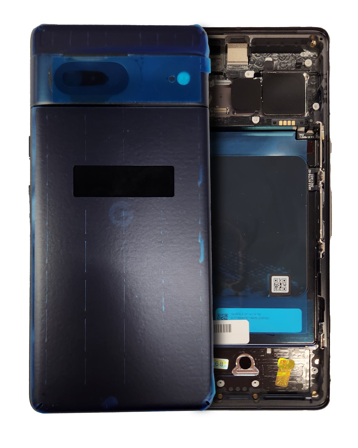 Back Housing Compatible For Google Pixel 7 Replacement (Genuine OEM) (Obsidian)