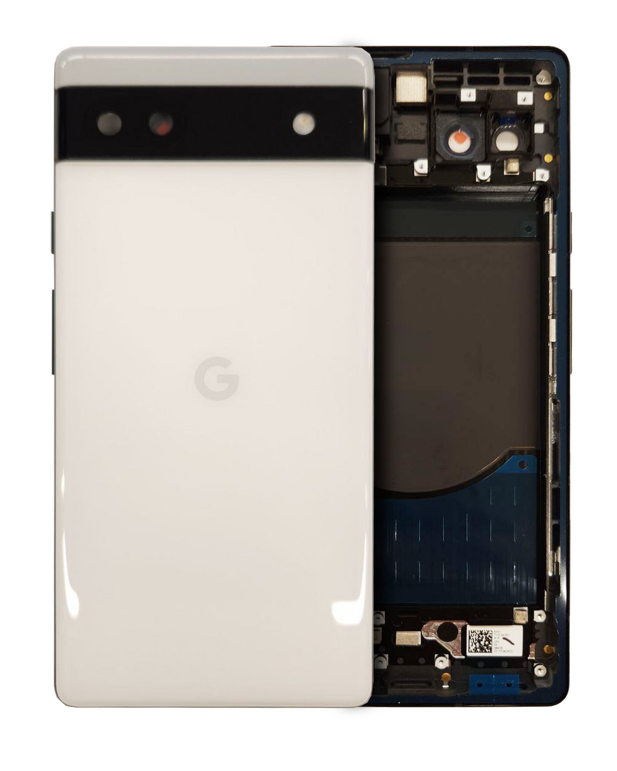 Back Housing Compatible For Google Pixel 6a Replacement  (Genuine OEM) (Chalk)