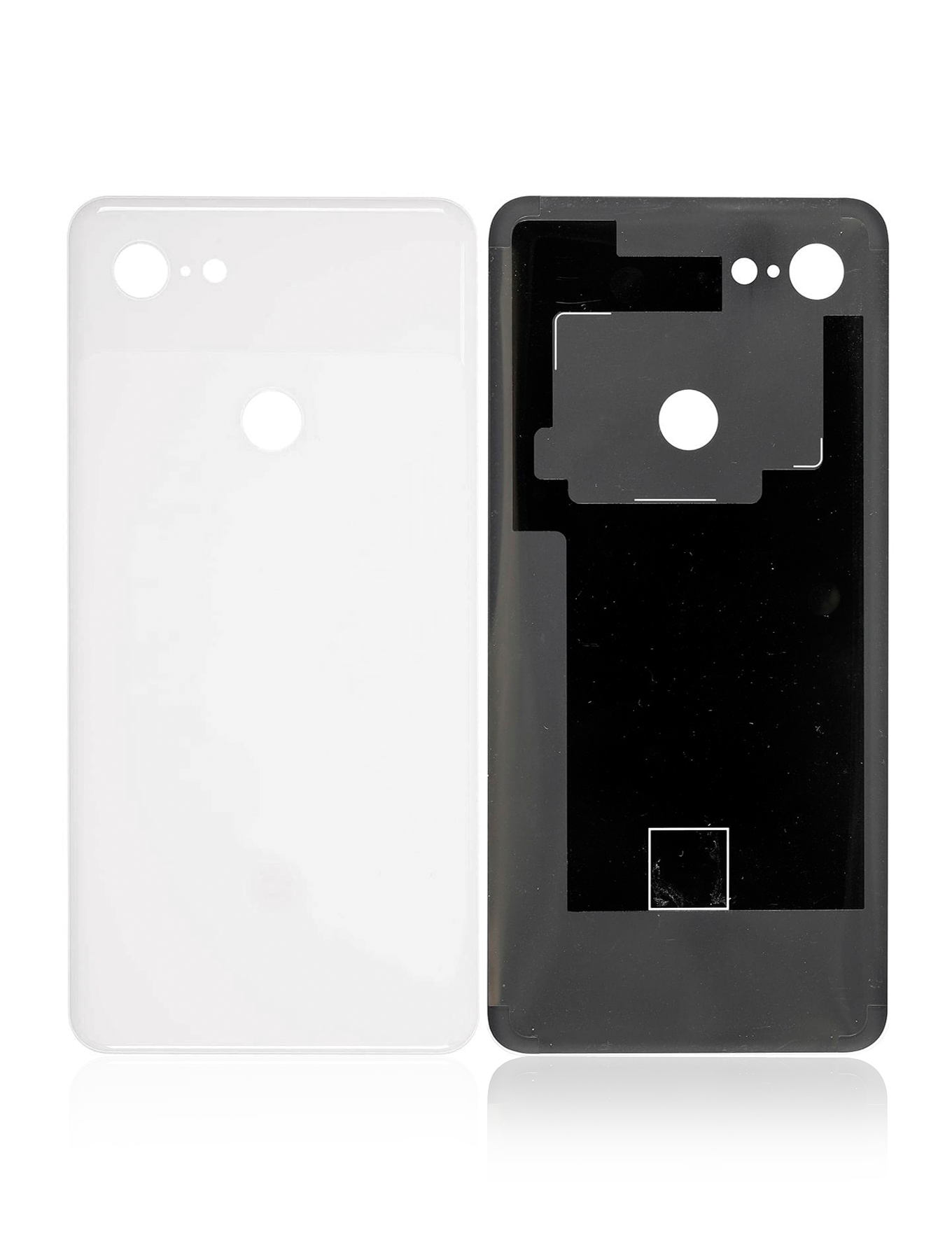 Back cover Glass Compatible For Google Pixel 3 XL Replacement (Genuine OEM) (Clearly White)