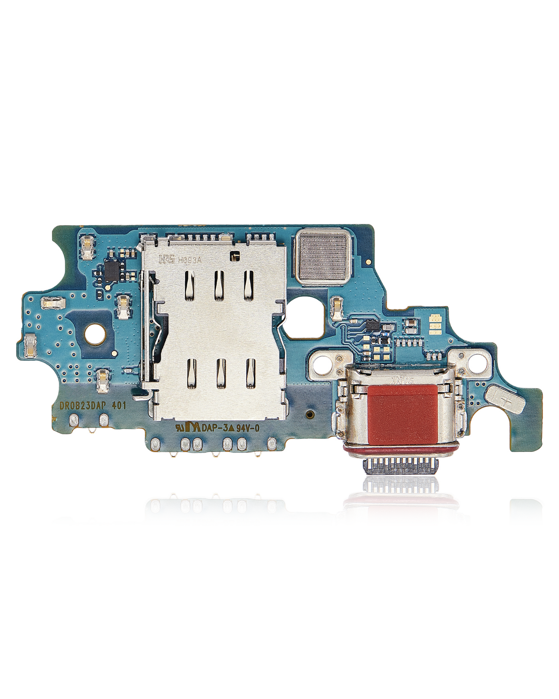 Charging Port Board With Sim Card Reader Compatible For Samsung Galaxy S21 Plus 5G Replacement by Macfactory.Store (G9960)