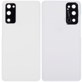 Back cover Glass With Camera Lens Compatible For Samsung Galaxy S20 FE 5G Replacement by Macfactory.Store (Vemake) (Cloud White)