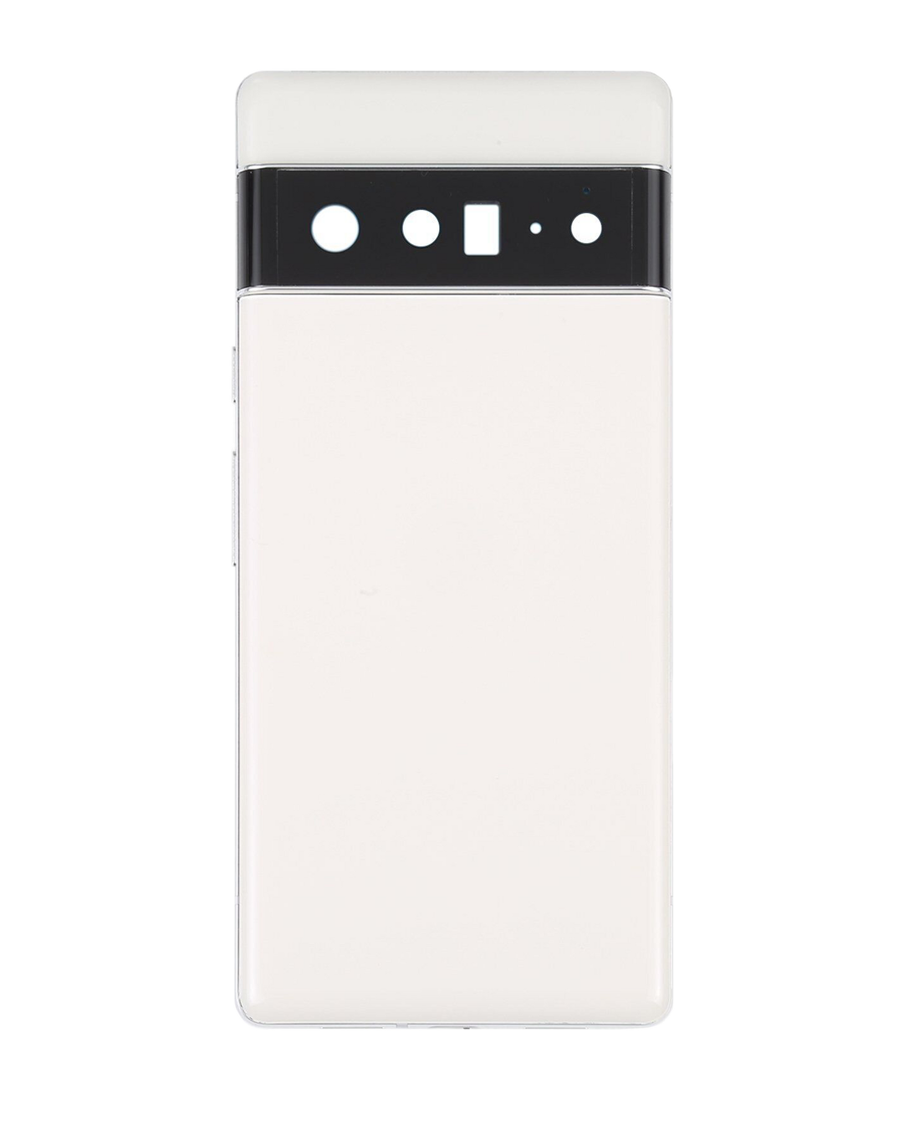 Back Housing Compatible For Google Pixel 6 Pro Replacement (Used OEM Pull: Grade A) (Cloudy White)