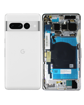 Replacement Back Housing Compatible For Google Pixel 7 Pro (Genuine OEM) (Snow)