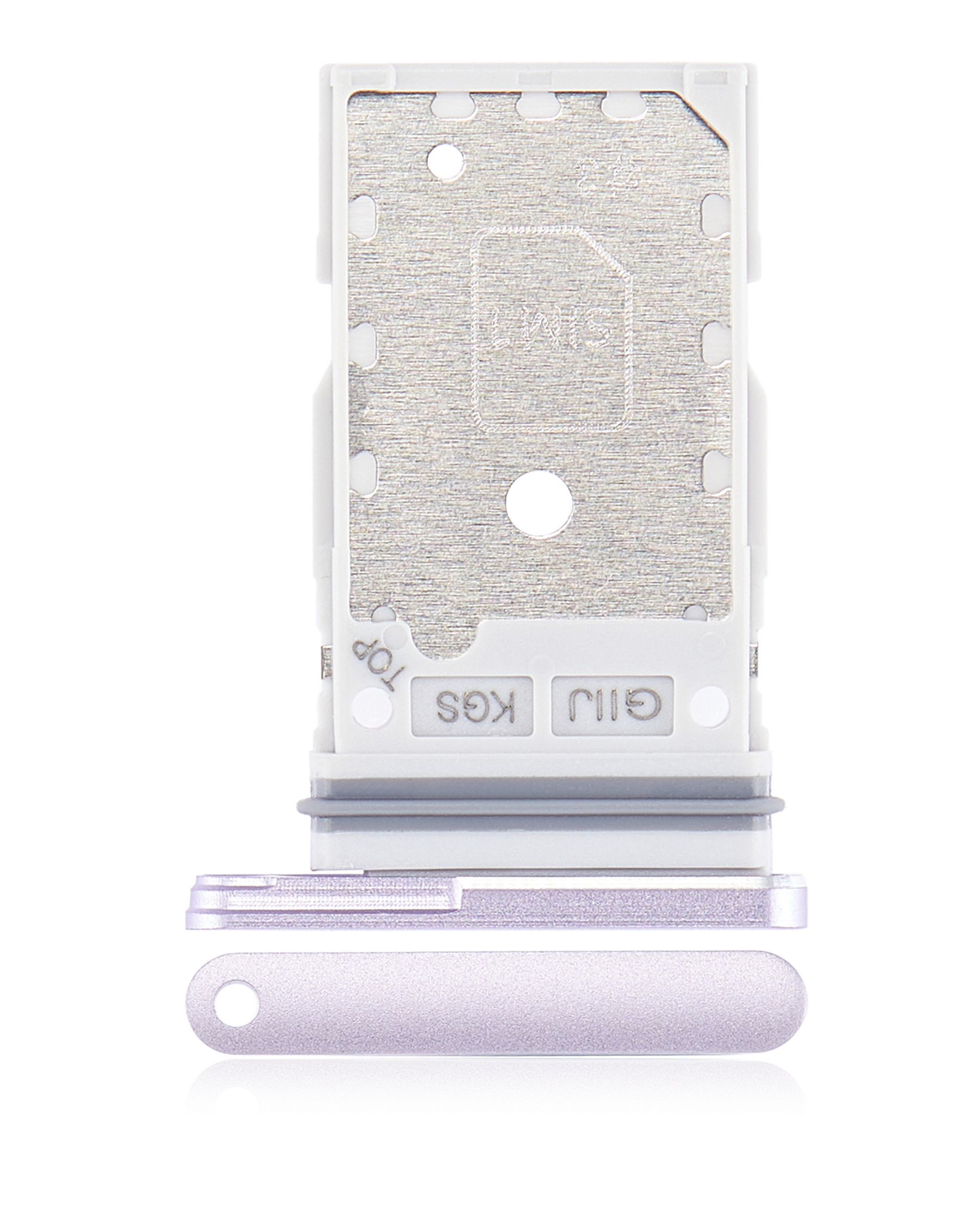 Replacement Dual Sim Card Tray Compatible For Samsung Galaxy S21 FE 5G (Purple)