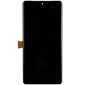 Replacement OLED Assembly With Frame (Without Finger Print Sensor) Compatible For Google Pixel 7 Pro (Vemake) (All Colors)