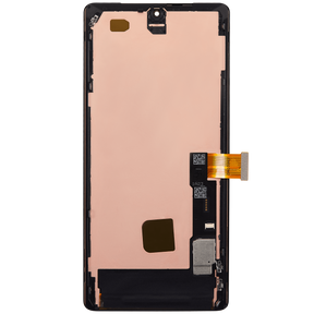 Replacement OLED Assembly With Frame (Without Finger Print Sensor) Compatible For Google Pixel 7 Pro (Vemake) (All Colors)