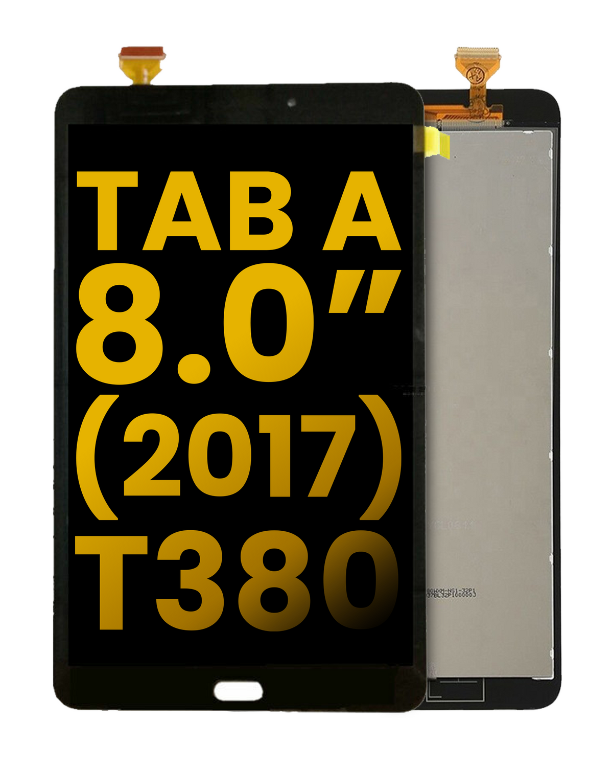 Replacement LCD Assembly Without Frame Compatible For Samsung Galaxy Tab A 8.0" (2017) (T380) (Refurbished) (White)