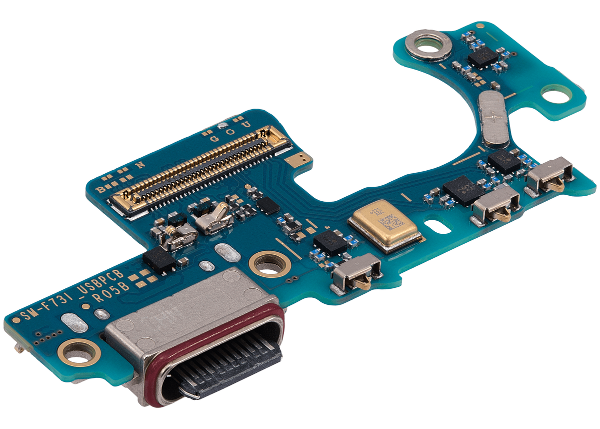 Replacement Charging Port Board Compatible For Samsung Galaxy Z Flip 5 (F731) (Dual Card Version) (Premium)