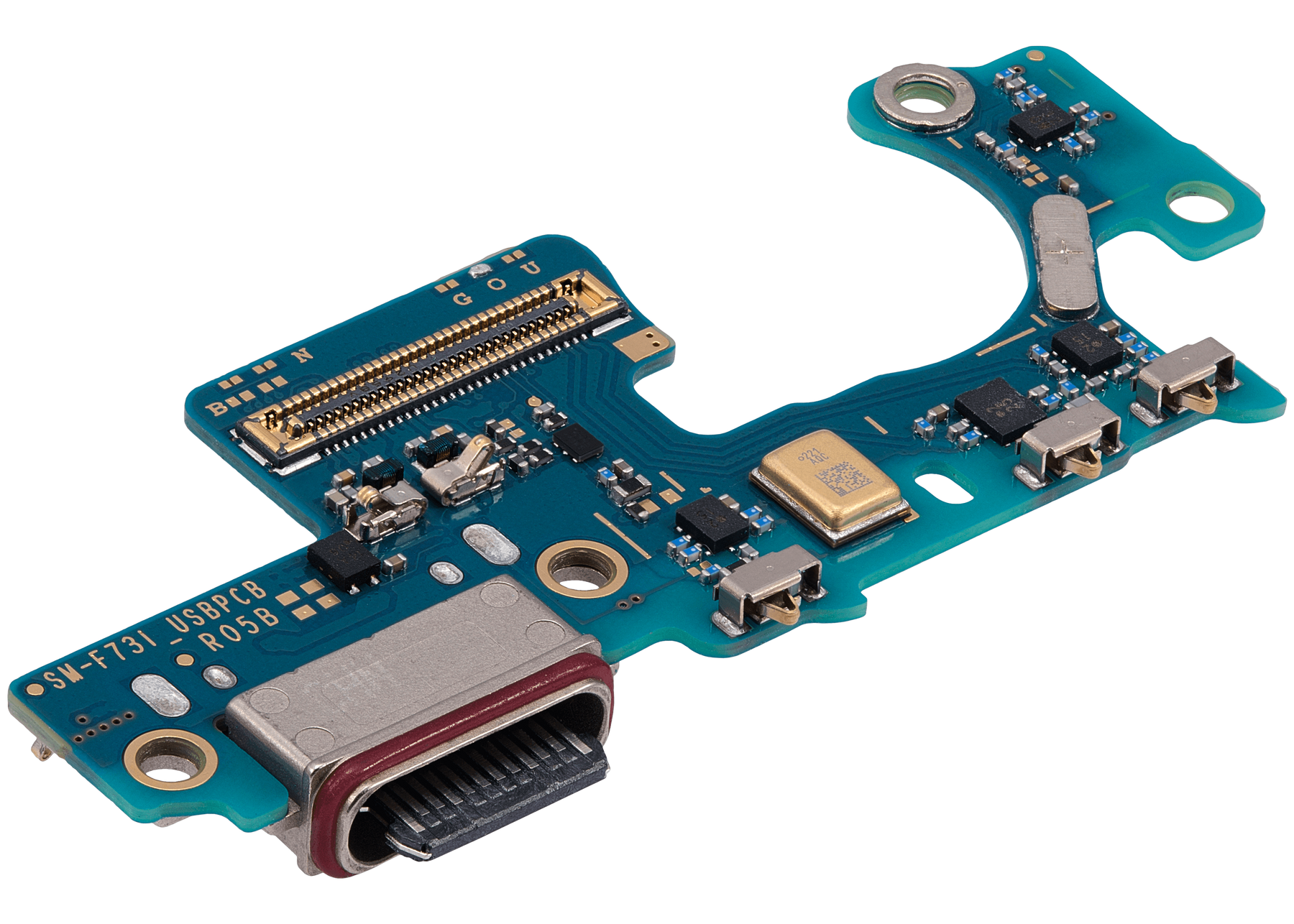 Replacement Charging Port Board Compatible For Samsung Galaxy Z Flip 5 (F731) (Dual Card Version) (Premium)