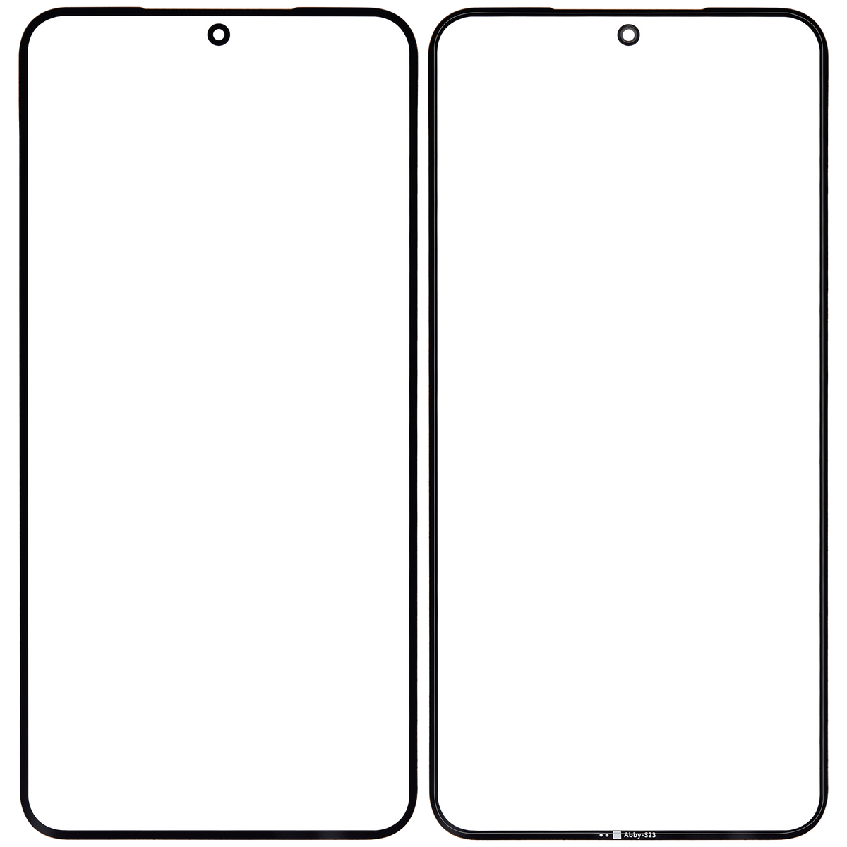 2 in 1 Front Glass With OCA Pre-Installed Compatible For Samsung Galaxy S23 5G Replacement