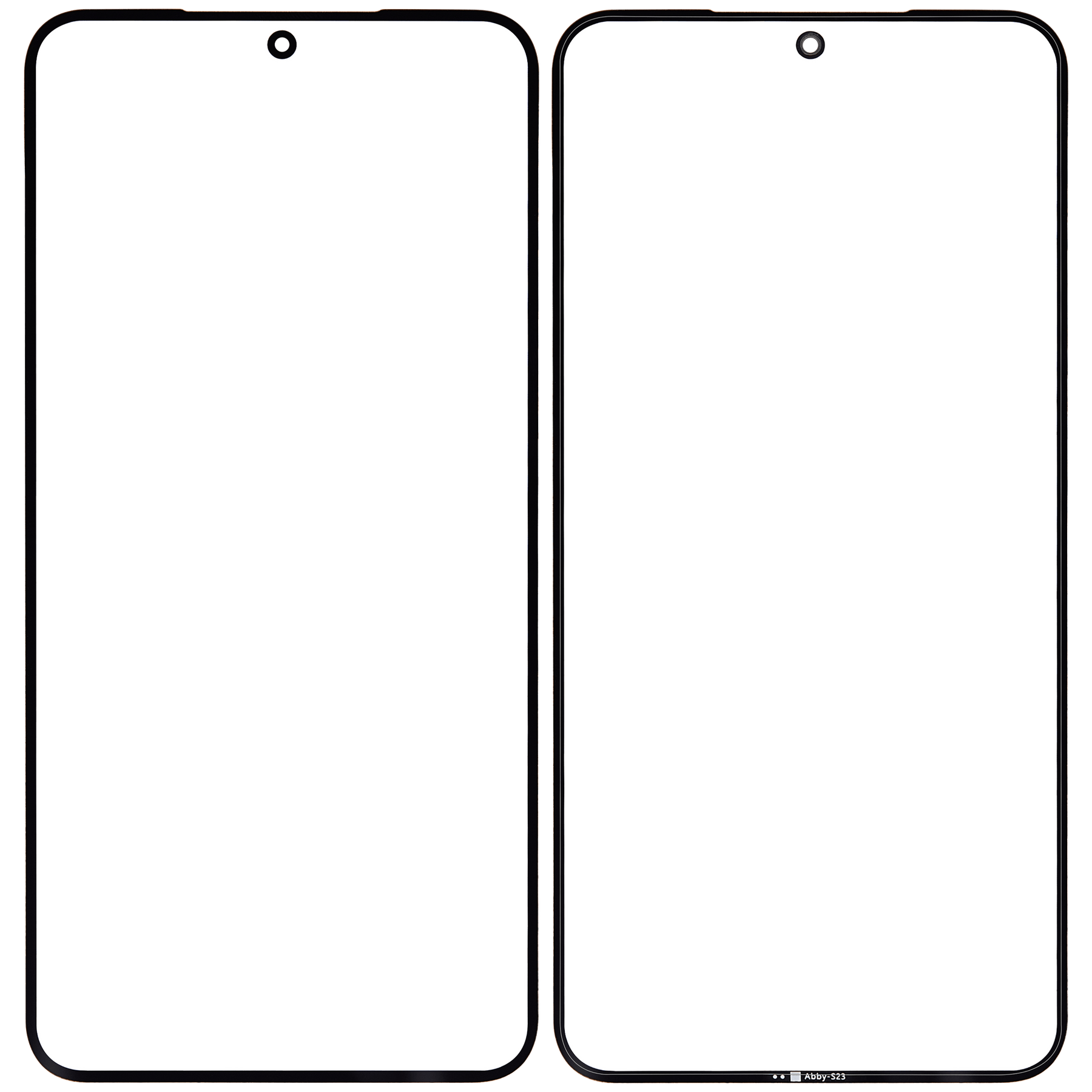 2 in 1 Front Glass With OCA Pre-Installed Compatible For Samsung Galaxy S23 5G Replacement