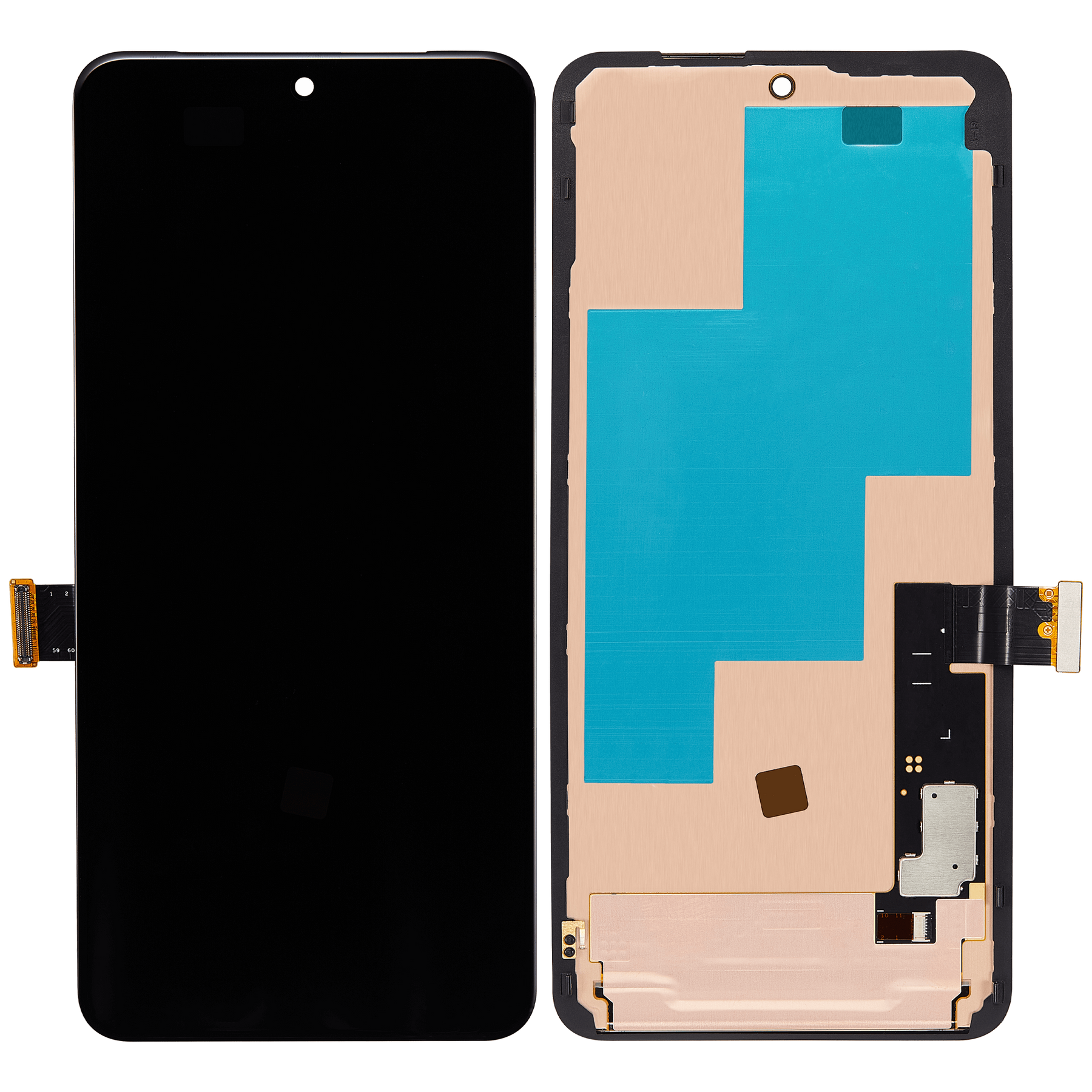 Replacement  OLED Assembly With Frame (Without Finger Print Sensor) Compatible For Google Pixel 8 Pro (Refurbished) (All Colors)