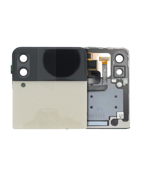 Replacement Outer OLED Assembly Compatible For Samsung Galaxy Z Flip 3 5G (US & International) (Service Pack) (Cream)