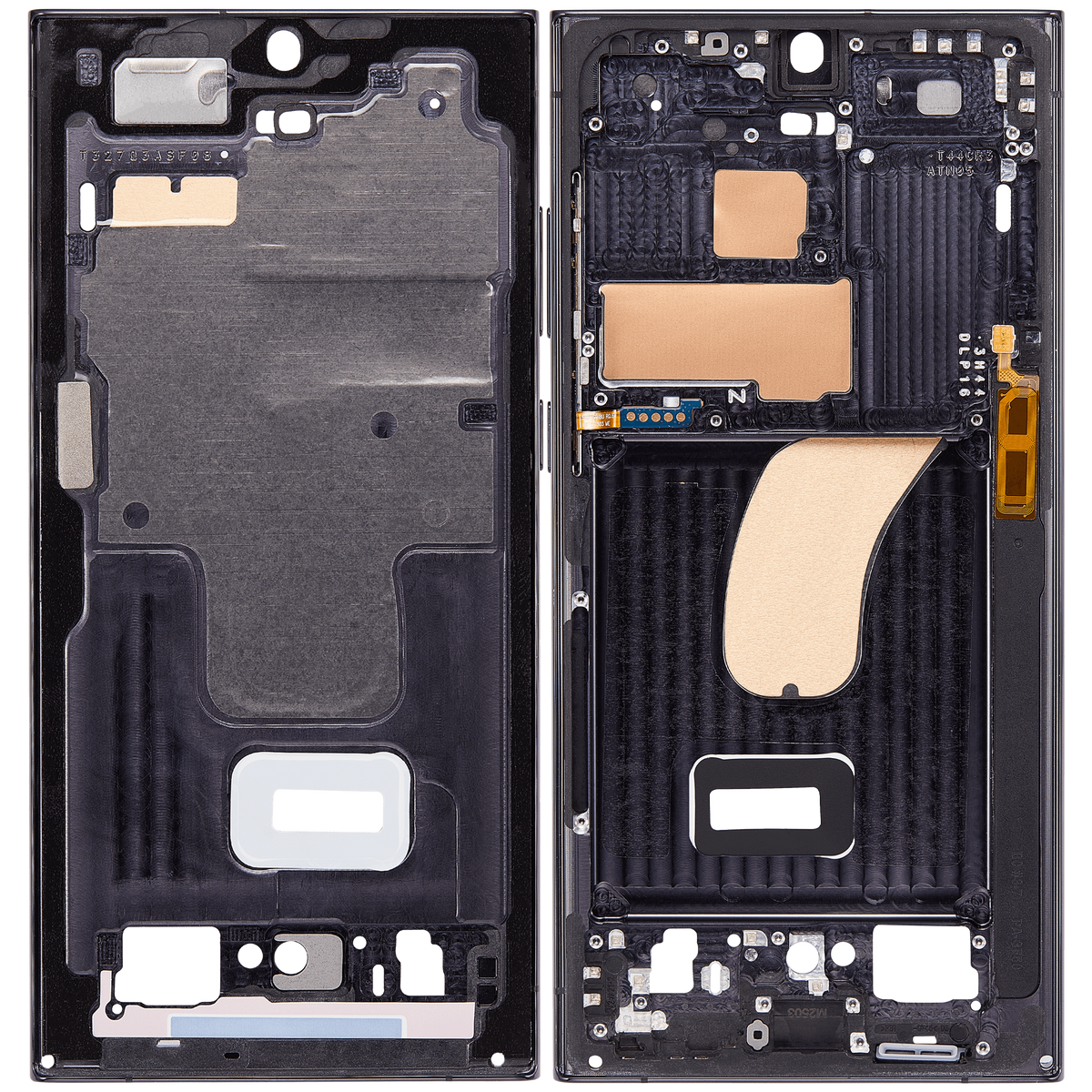 Replacement Mid-Frame Housing Compatible For Samsung Galaxy S23 Ultra 5G (US & International Version) (Graphite)