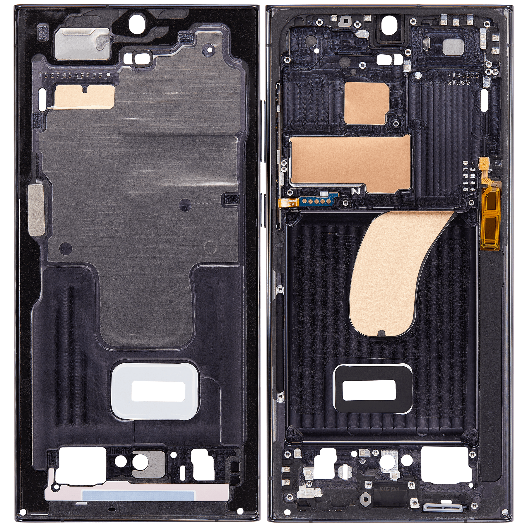 Replacement Mid-Frame Housing Compatible For Samsung Galaxy S23 Ultra 5G (US & International Version) (Graphite)