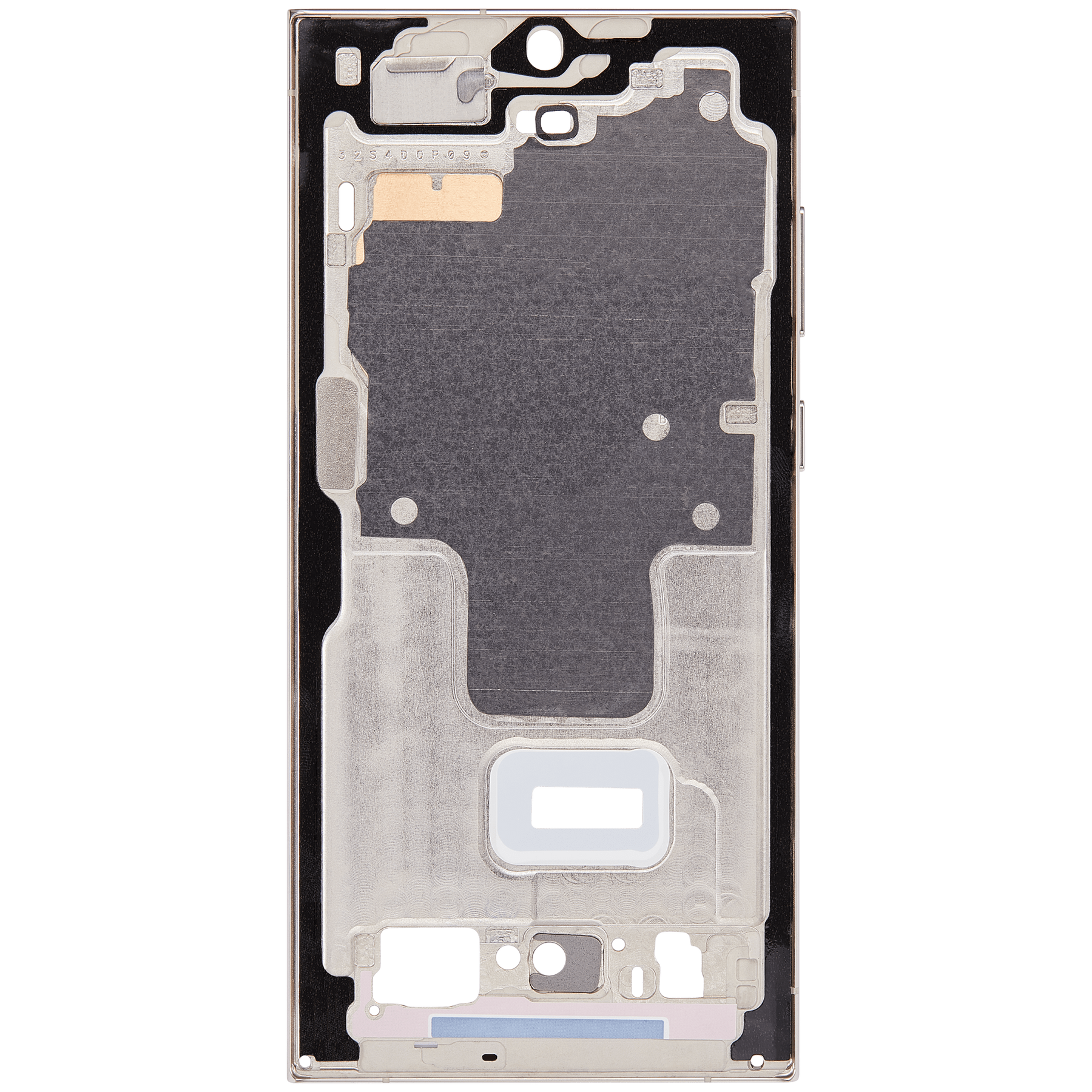 Mid-Frame Housing Compatible For Samsung Galaxy S23 Ultra 5G Replacement (US & International Version) (Cream)