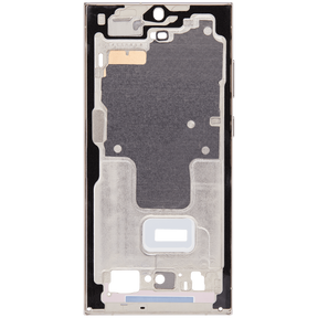 Mid-Frame Housing Compatible For Samsung Galaxy S23 Ultra 5G Replacement (US & International Version) (Cream)