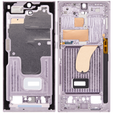 Replacement Mid-Frame Housing Compatible For Samsung Galaxy S23 Ultra 5G by MacFactory.Store (US & International Version) (Lavender)