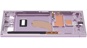 Replacement Mid-Frame Housing Compatible For Samsung Galaxy S23 Ultra 5G by MacFactory.Store (US & International Version) (Lavender)