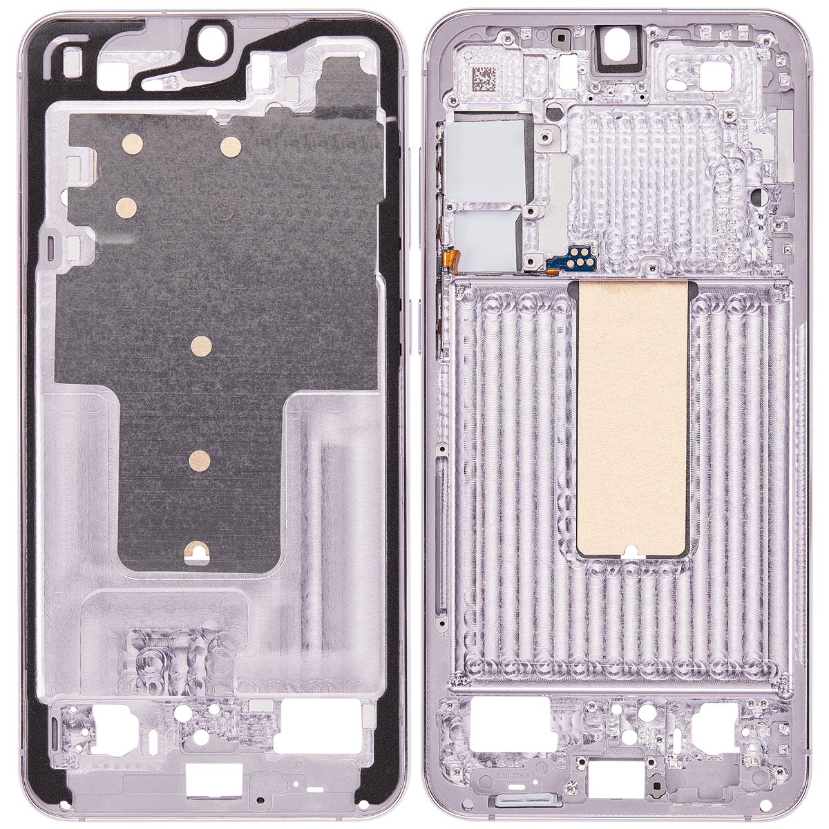 Replacement Mid-Frame Housing Compatible For Samsung Galaxy S23 Plus 5G by MacFactory.Store (US & International Version) (Lavender)