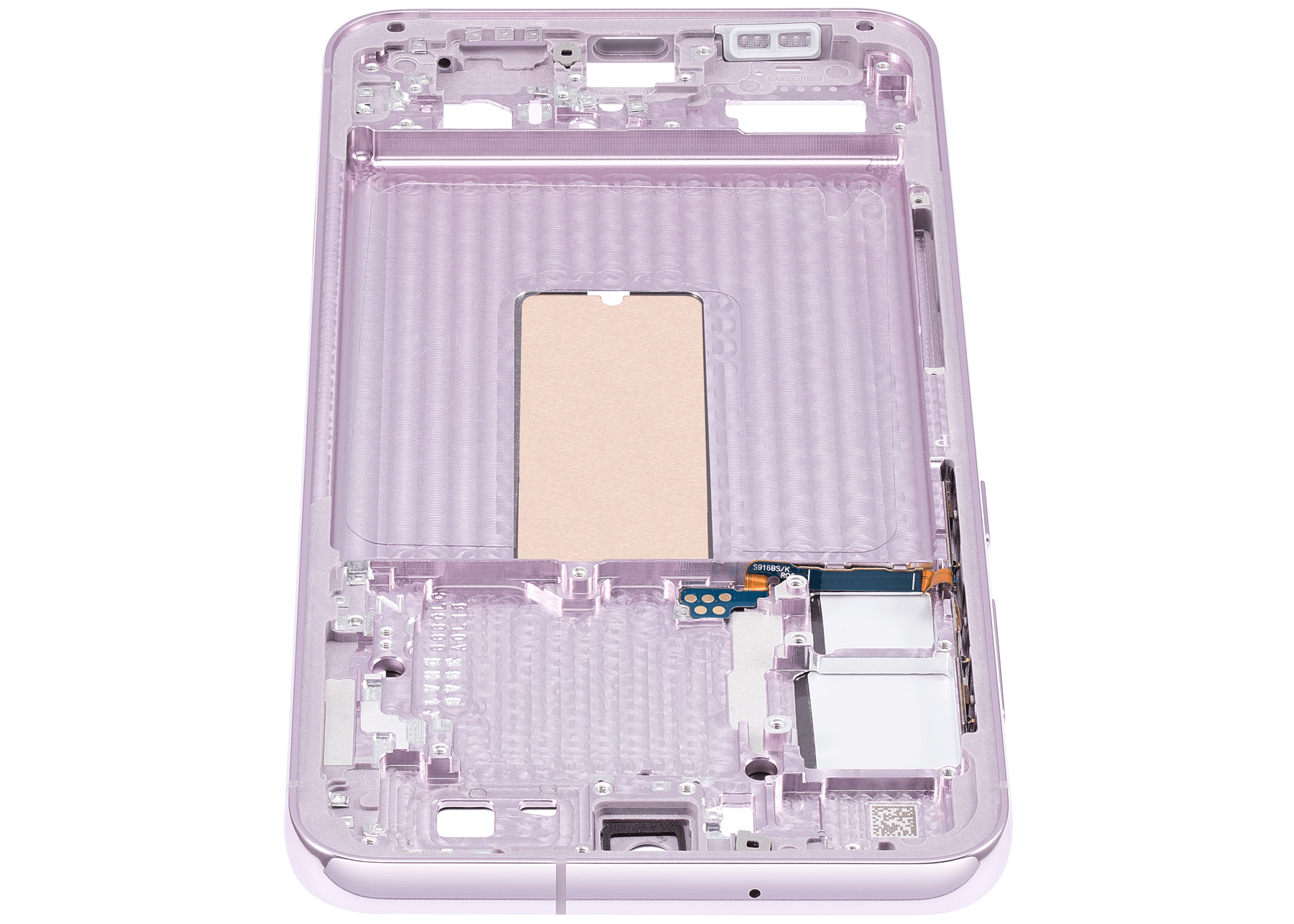 Replacement Mid-Frame Housing Compatible For Samsung Galaxy S23 Plus 5G by MacFactory.Store (US & International Version) (Lavender)