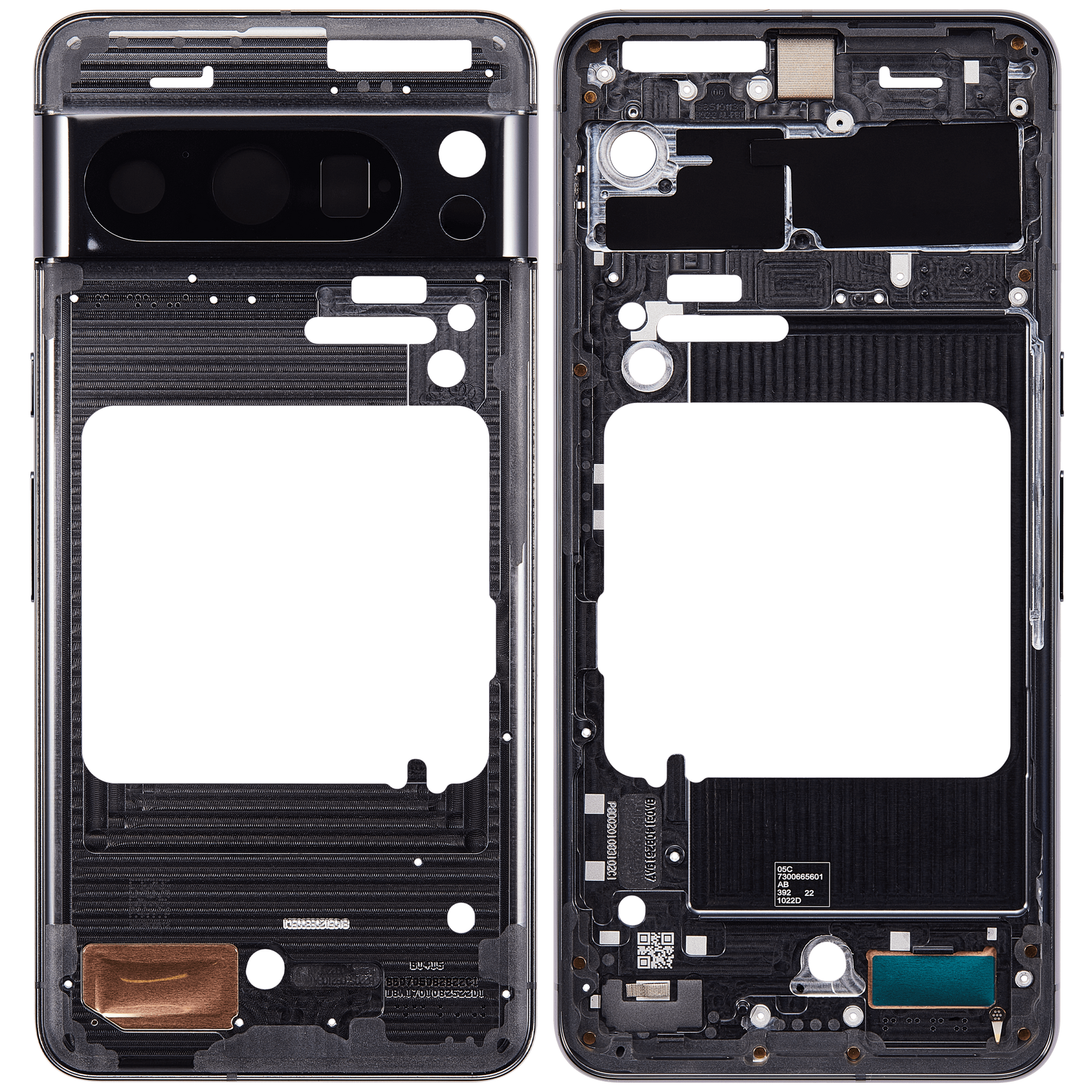 Mid-Frame Housing Compatible For Google Pixel 8 Pro Replacement  (Obsidian)