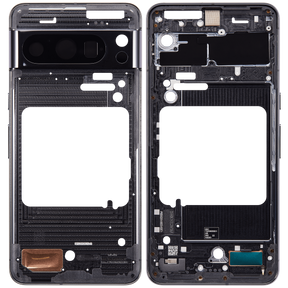 Mid-Frame Housing Compatible For Google Pixel 8 Pro Replacement  (Obsidian)