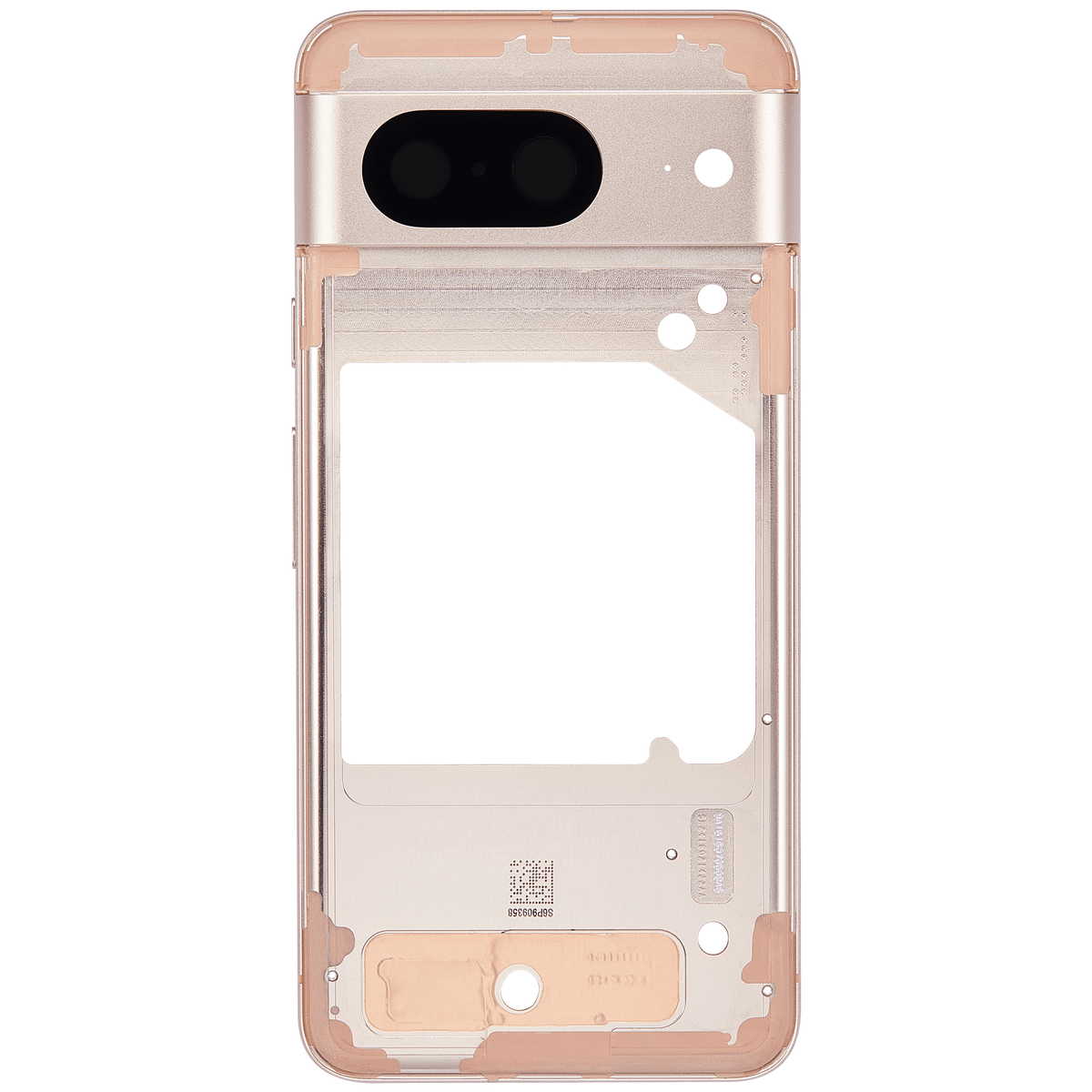 Mid-Frame Housing Compatible For Google Pixel 8 Replacement (Rose)