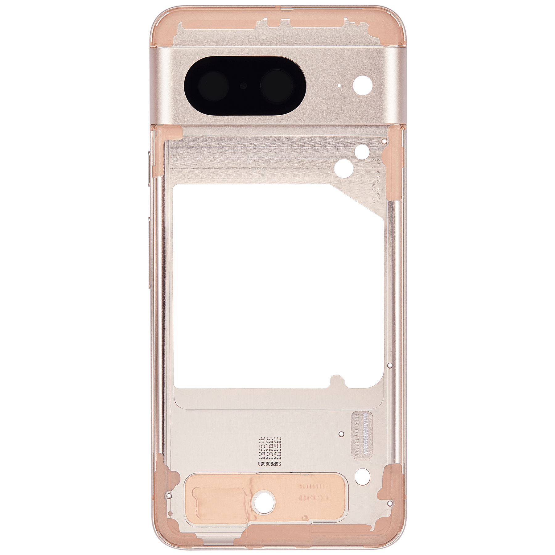 Mid-Frame Housing Compatible For Google Pixel 8 Replacement (Rose)