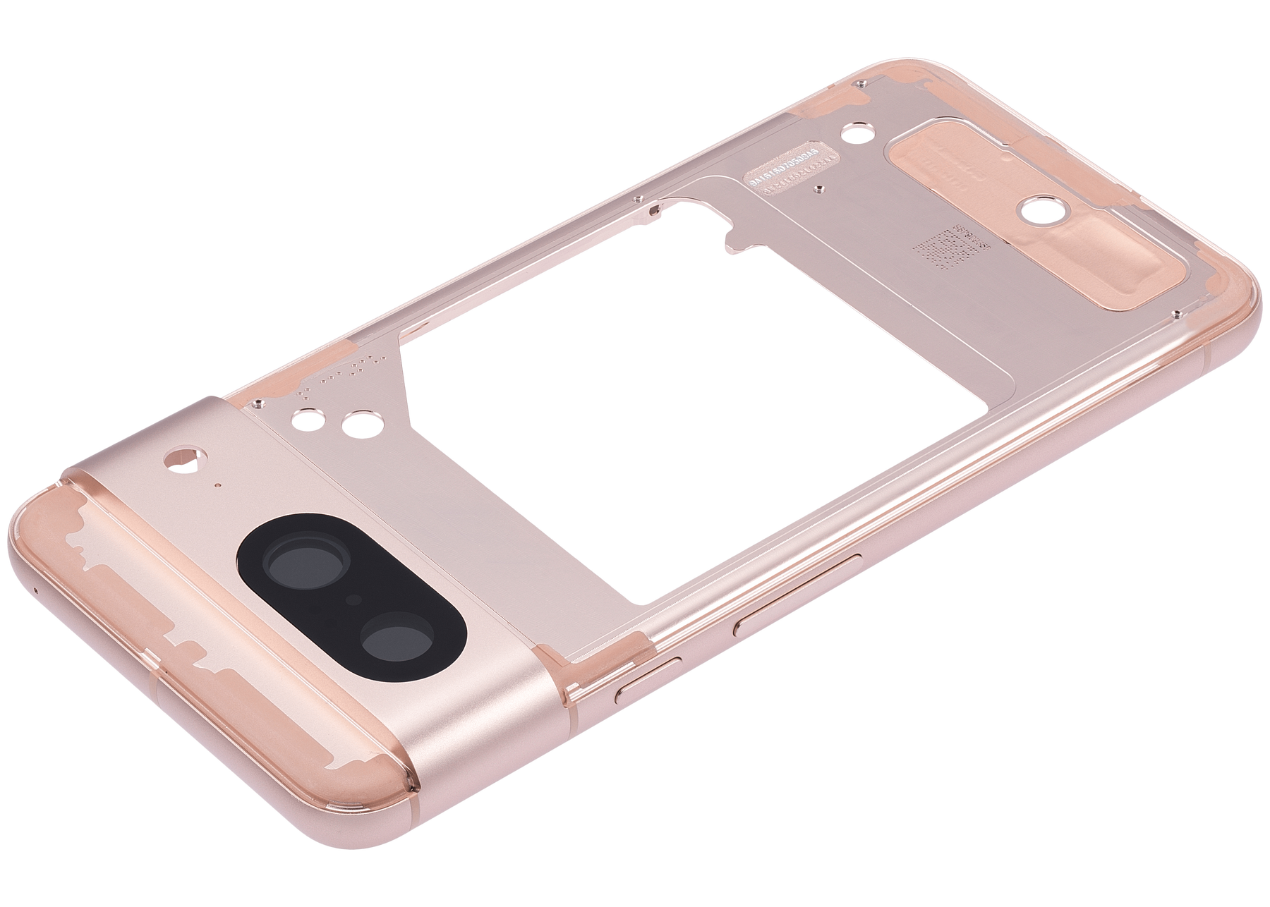 Mid-Frame Housing Compatible For Google Pixel 8 Replacement (Rose)