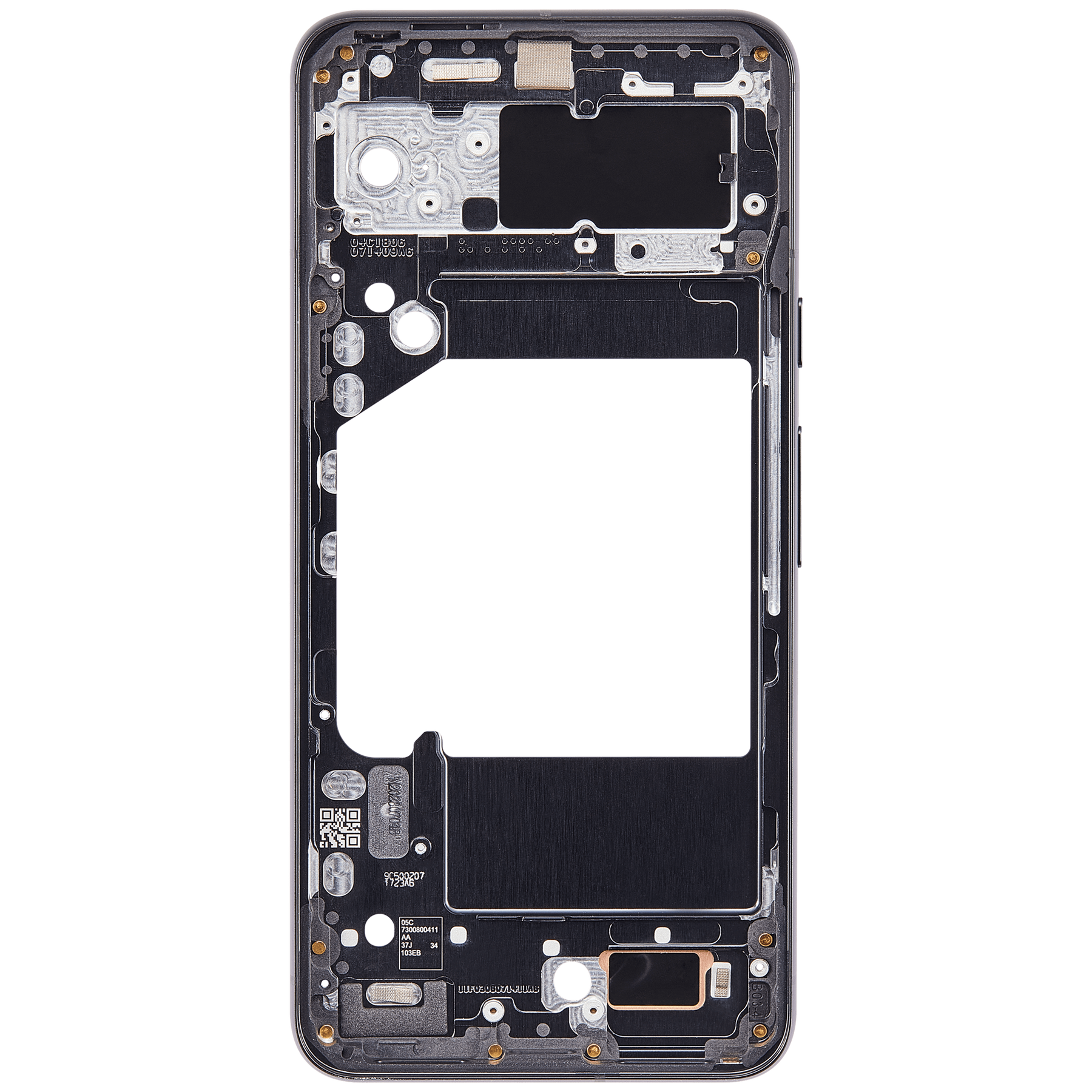 Mid-Frame Housing Compatible For Google Pixel 8 Replacement (Obsidian)