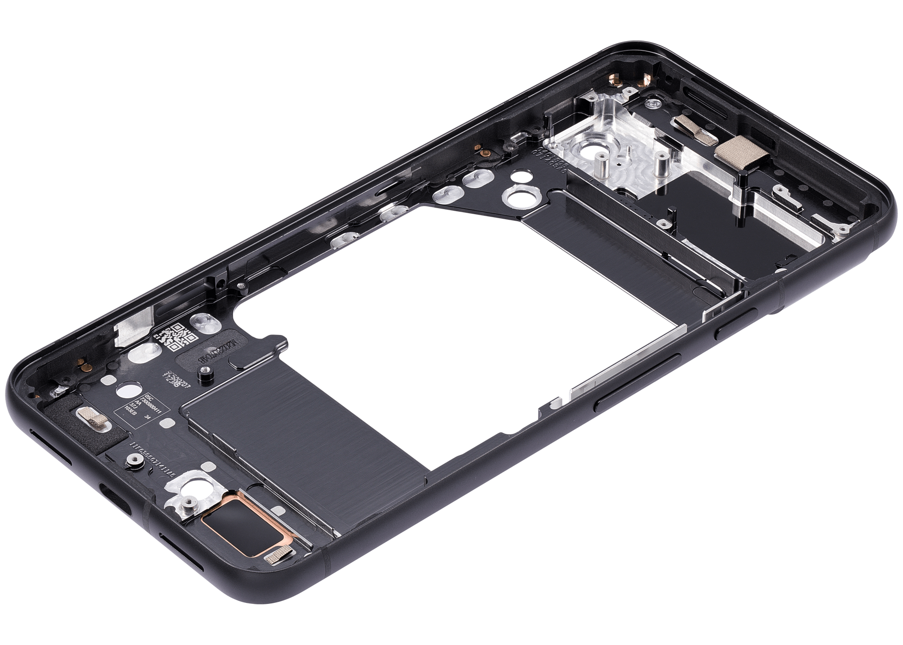 Mid-Frame Housing Compatible For Google Pixel 8 Replacement (Obsidian)