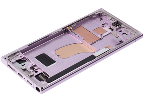 OLED Assembly With Frame Compatible For Samsung Galaxy S23 Ultra Replacement(US & International) (VeMake) (Lavender)