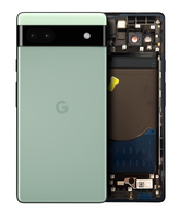 Back Housing Compatible For Google Pixel 6a Replacement  (Used OEM Pull: Grade B/C) (Sage)