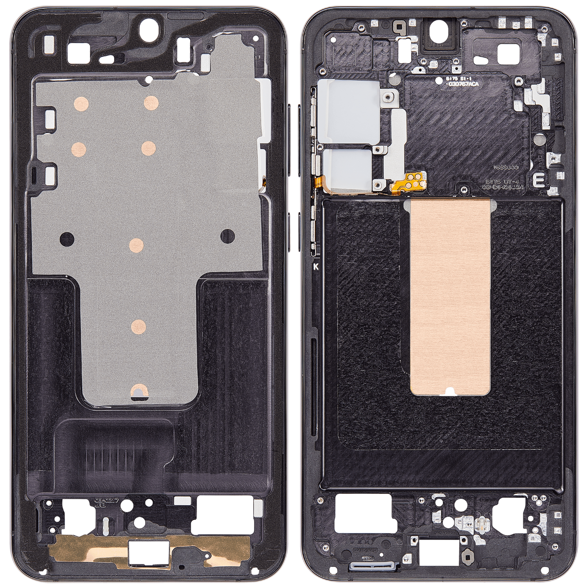 Mid-Frame Housing Compatible For Samsung Galaxy S23 Plus 5G Replacement (International Version) (Phantom Black)