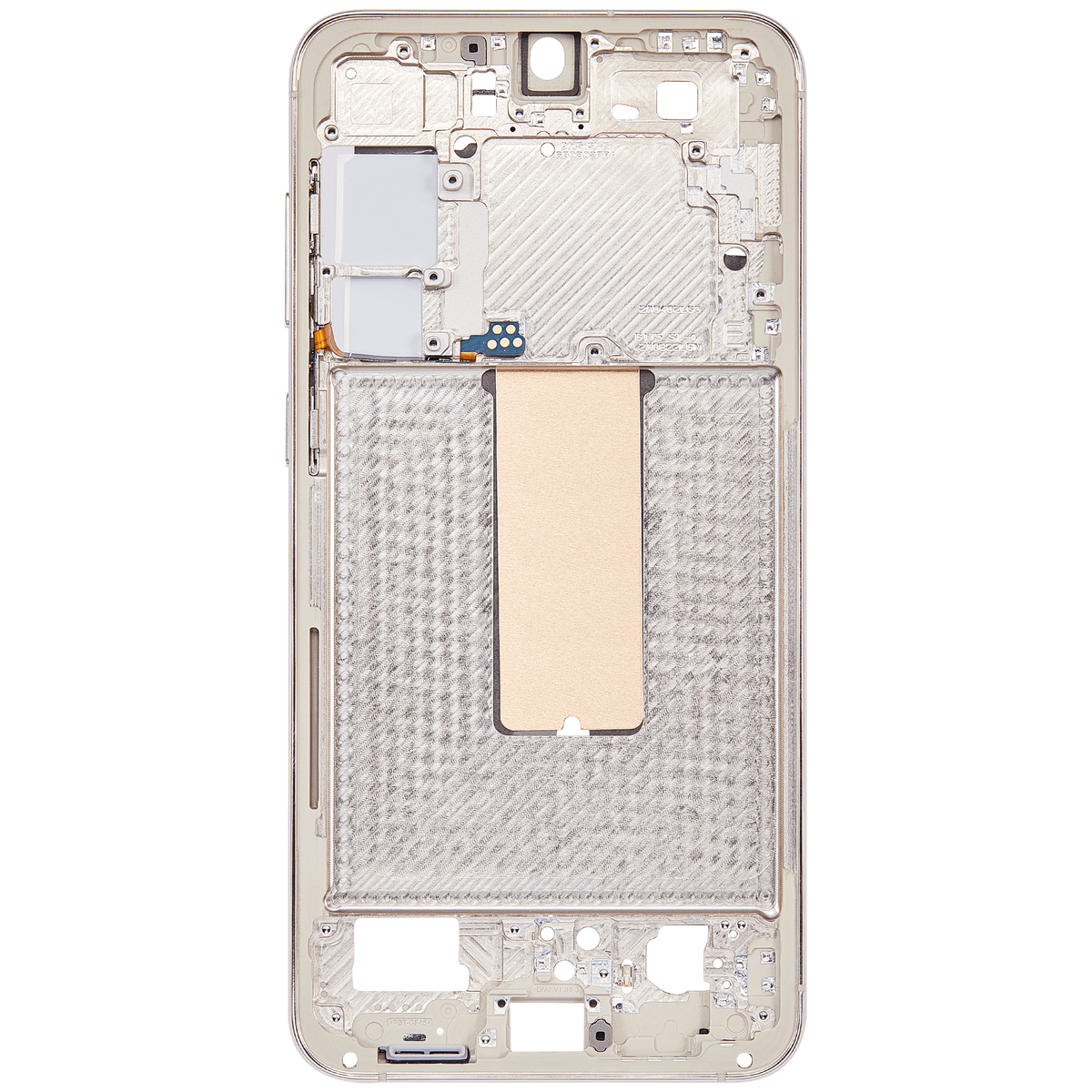 Mid-Frame Housing Compatible For Samsung Galaxy S23 Plus 5G Replacement (International Version) (Cream)