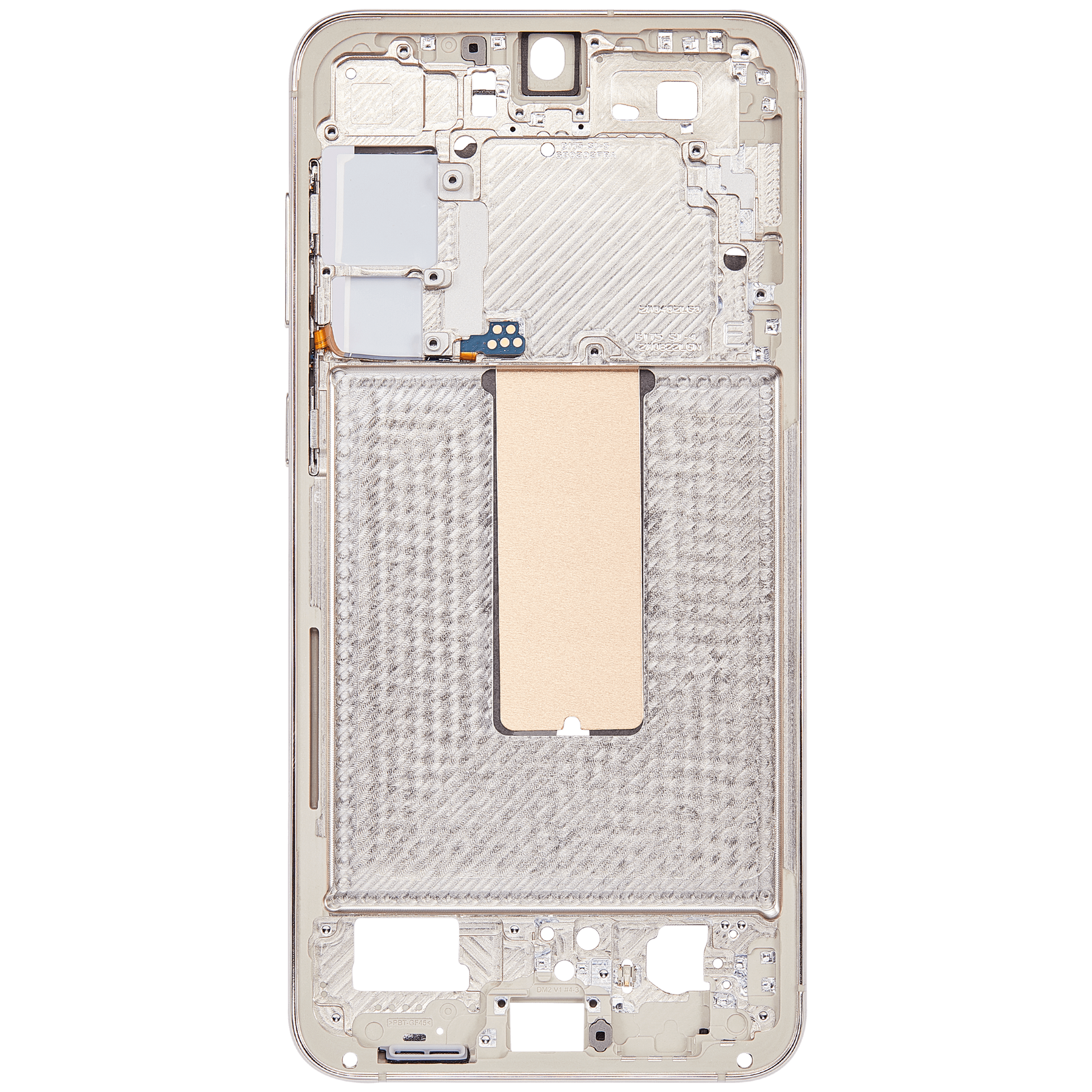 Mid-Frame Housing Compatible For Samsung Galaxy S23 Plus 5G Replacement (International Version) (Cream)