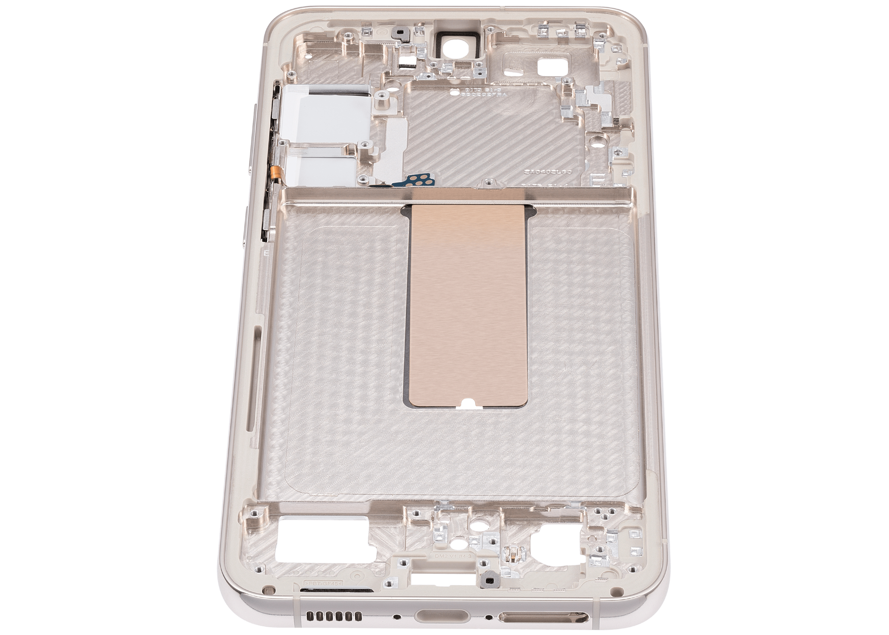 Mid-Frame Housing Compatible For Samsung Galaxy S23 Plus 5G Replacement (International Version) (Cream)