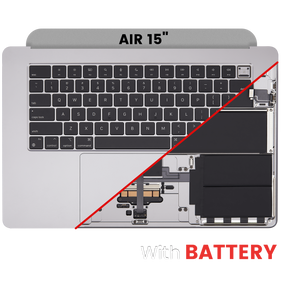 Top Case Assembly With Battery And Keyboard Compatible For MacBook Air 15" (A2941 / Mid 2023) (US Keyboard) (Space Gray)