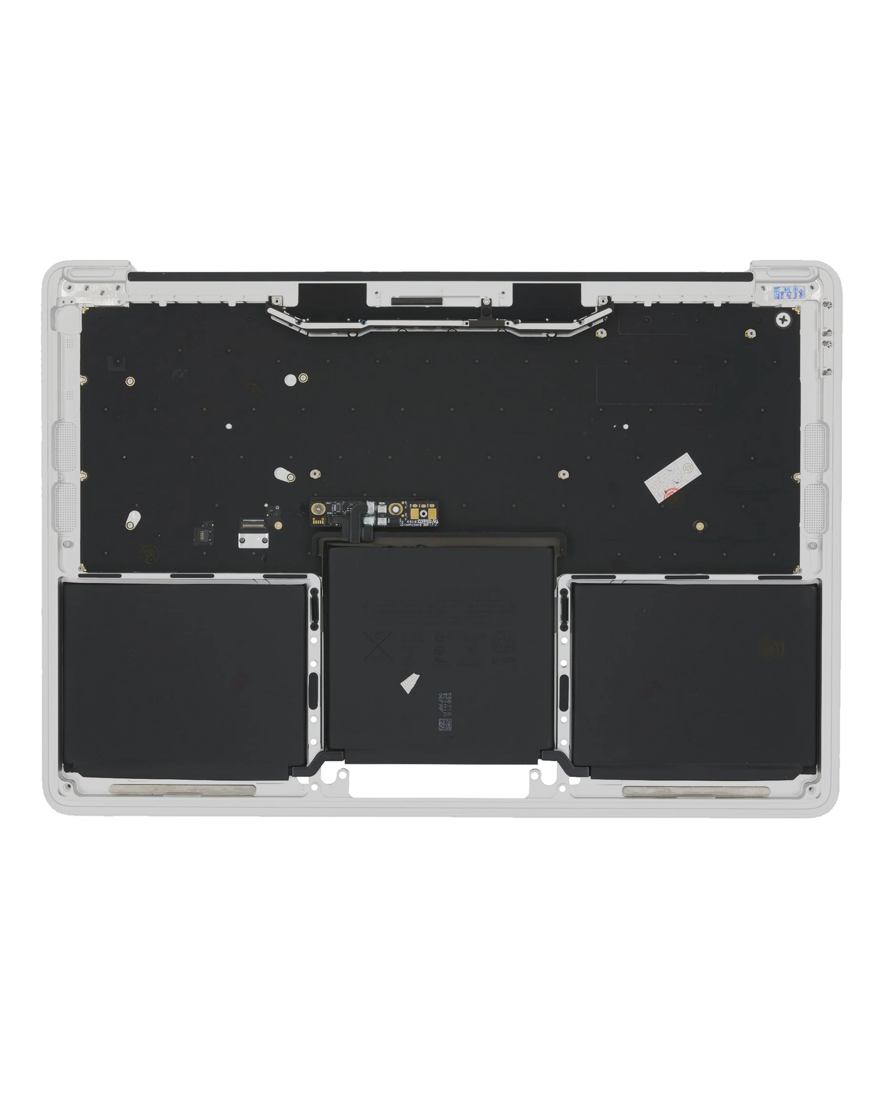 Top Case Assembly With Battery And Keyboard Compatible For MacBook Pro 13" Retina (A1708 / Late 2016) (UK Keyboard) (Used OEM Pull: Grade New) (Silver)