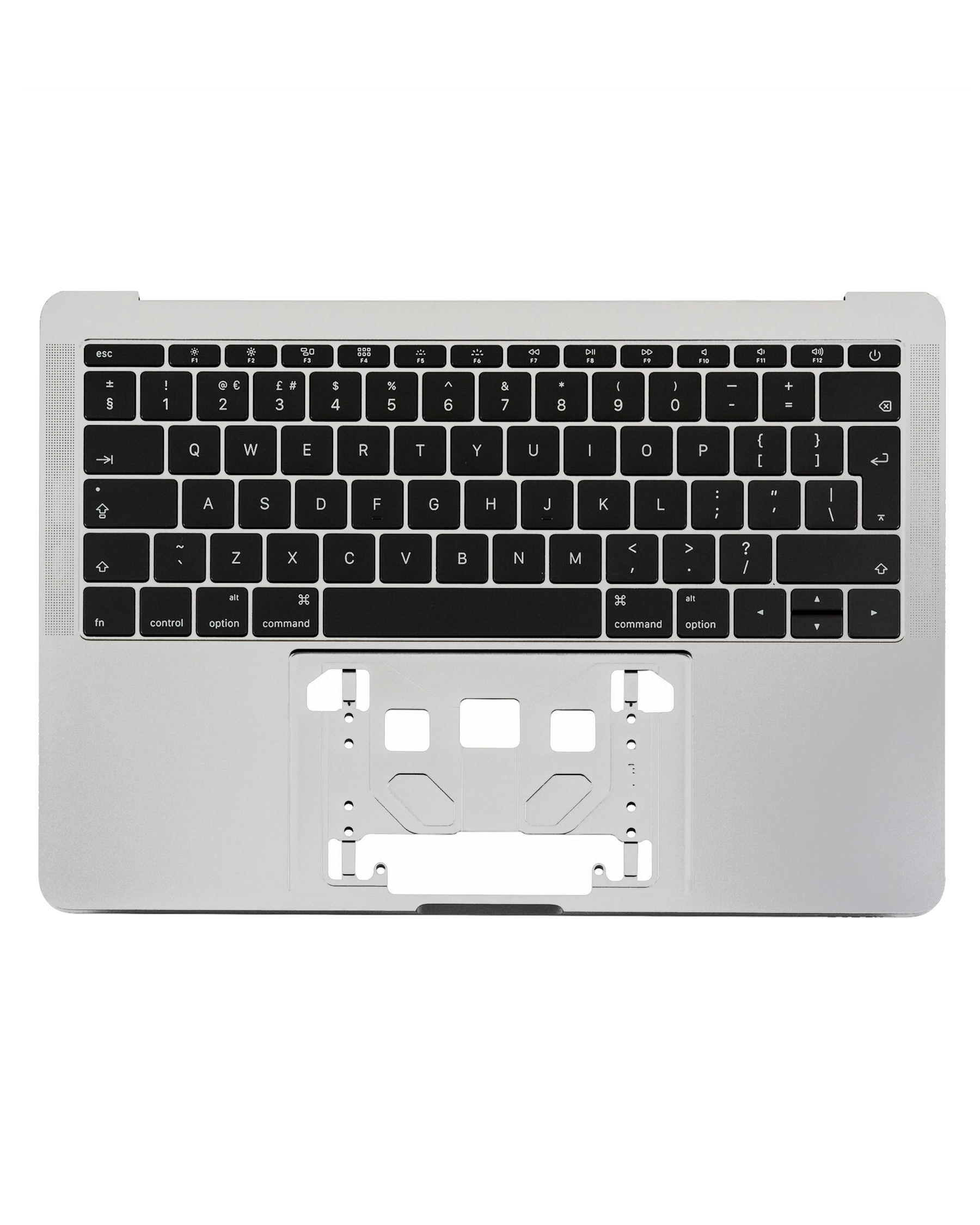 Top Case Assembly With Battery And Keyboard Compatible For MacBook Pro 13" Retina (A1708 / Late 2016) (US Keyboard) (Used OEM Pull: Grade New) (Silver)