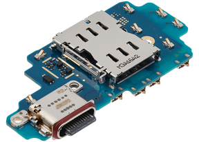 Charging Port Board With Sim Card Reader Compatible For Samsung Galaxy S24 Ultra 5G Replacement  (S928U) (North American Version)