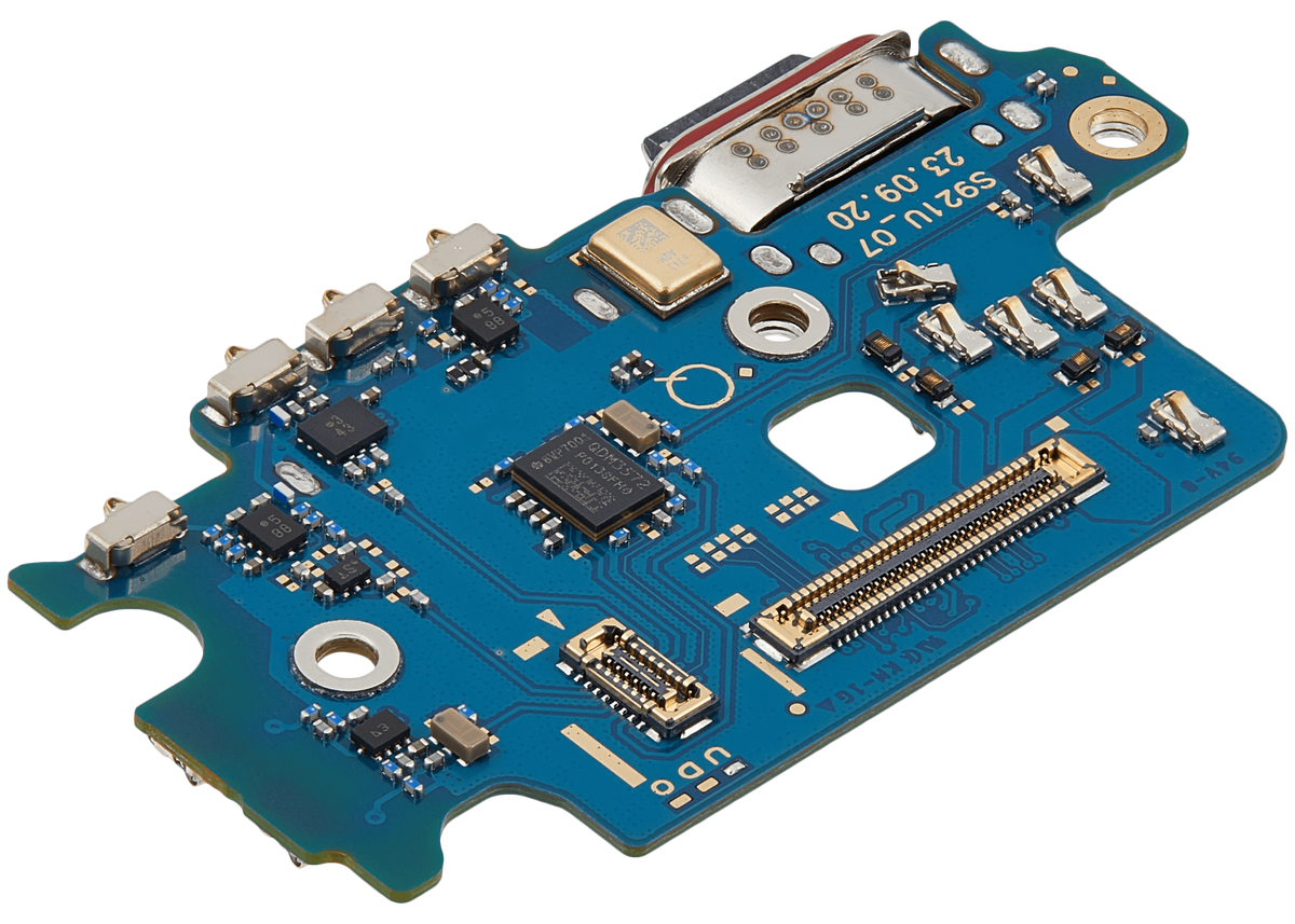 Charging Port Board With Sim Card Reader   Compatible For Samsung Galaxy S24 5G Replacement(S921U) (North American Version)