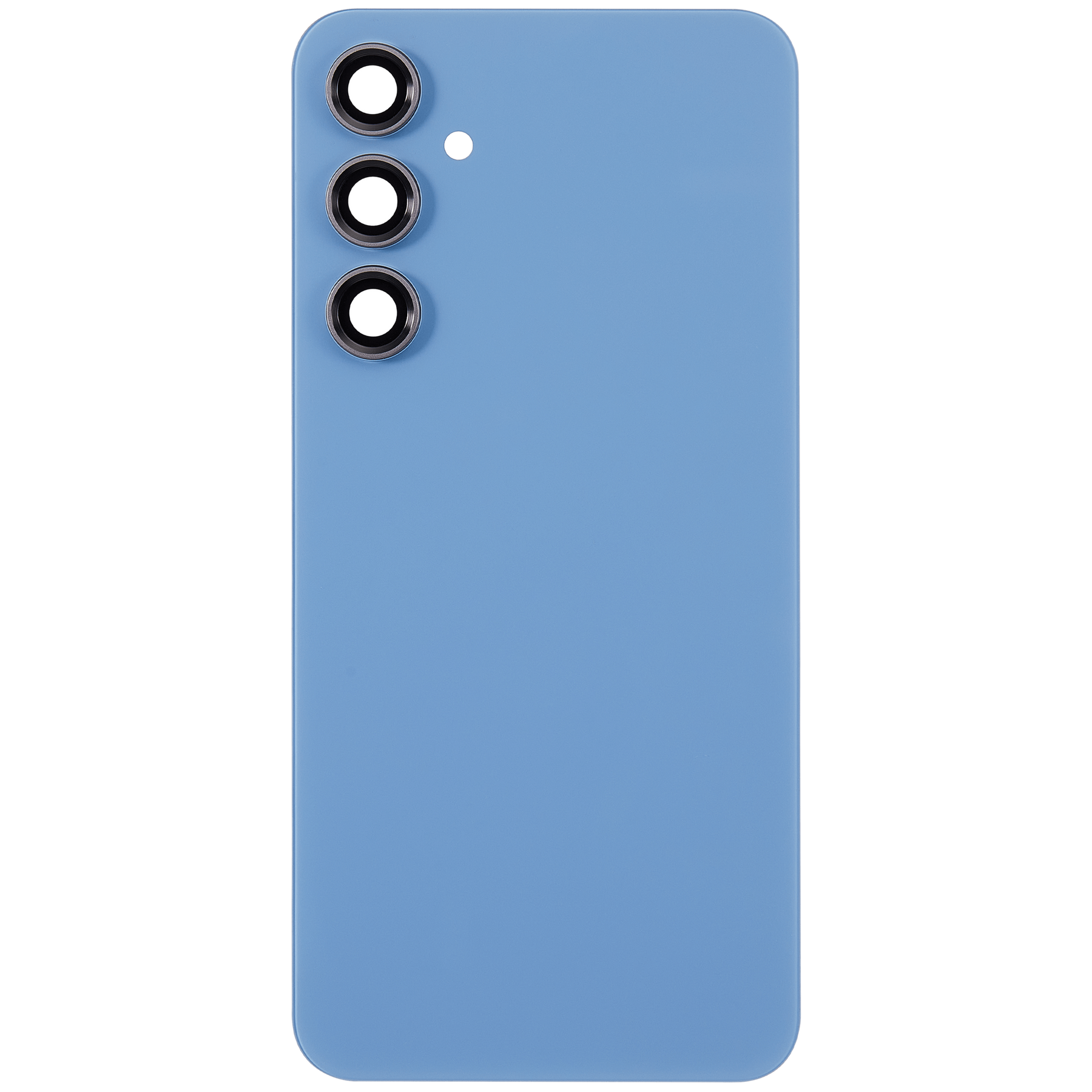 Back cover Glass With Camera Lens Compatible For Samsung Galaxy S23 FE 5G Replacement (Vemake) (Indigo)