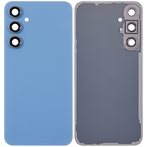 Back cover Glass With Camera Lens Compatible For Samsung Galaxy S23 FE 5G Replacement (Vemake) (Indigo)