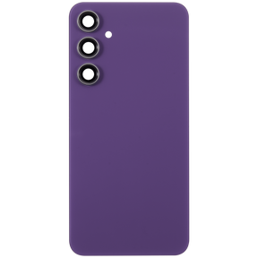 Replacement Back cover Glass With Camera Lens Compatible For Samsung Galaxy S23 FE 5G (Vemake) (Purple)