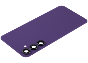 Replacement Back cover Glass With Camera Lens Compatible For Samsung Galaxy S23 FE 5G (Vemake) (Purple)