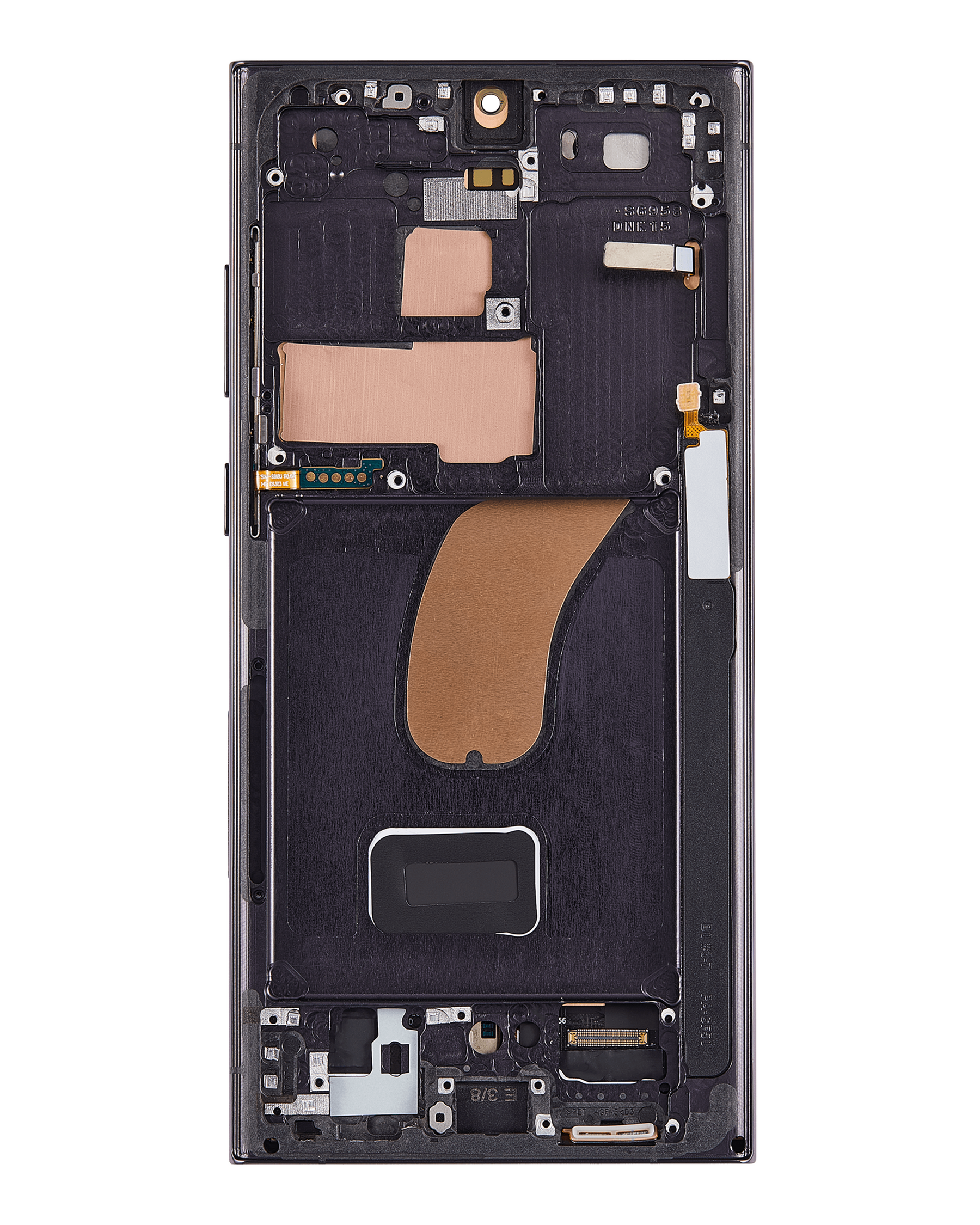 OLED Assembly With Frame Compatible For Samsung Galaxy S23 Ultra 5G Replacement (Blemish: Grade D) (Phantom Black)