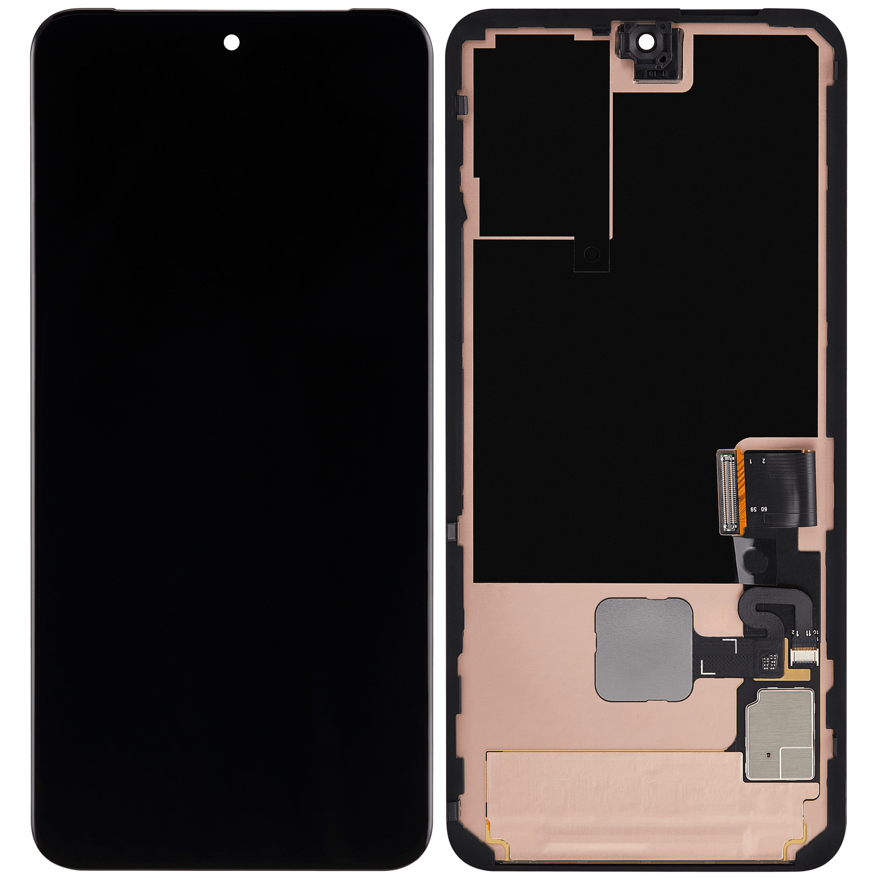 Replacement OLED Assembly With Frame (With Finger Print Sensor) Compatible For Google Pixel 8 (Refurbished) (All Colors)